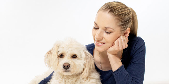 conny sporrer mit hund